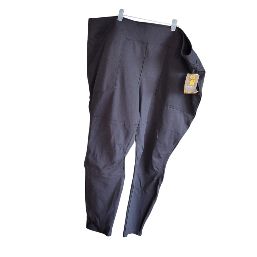 Carhartt Womens Force Fitted Midweight Utility Legging 3X Tall Black 102482 N04